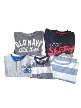 Gap Boys Cotton Long Sleeve Tee Bundle Sizes L, XL, XXL